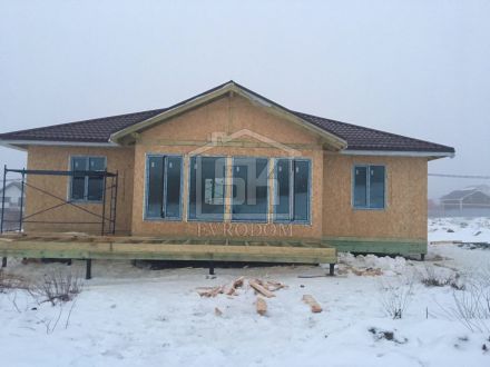 Строительство дома из СИП панелей по проекту &quot; БРАТСК&quot;в КП &quot;Финская деревня&quot; Ленинградской области.