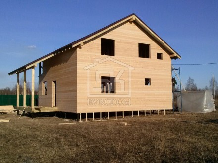 Строительство каркасного дома по индивидуальному проекту в СНТ &quot; ТЮЛЬПАН&quot; Ленинградской области Гатчинского района.